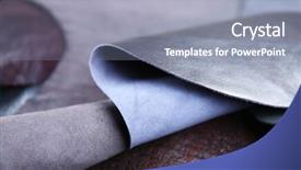  Presentation with material engineer - Slides having new template skin - ragged leather material background background and a  colored foreground