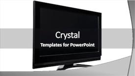  Presentation with retro television knobs isolated - Presentation design with new video background - black television isolated on white background and a black colored foreground