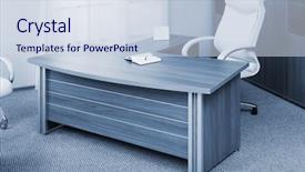  Presentation with director - Beautiful slides featuring new week - chair of director backdrop and a  colored foreground