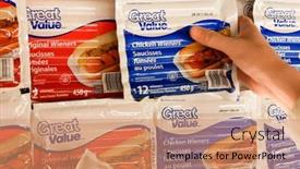  Presentation with walmart - Colorful slide set enhanced with new-westminster-bc-canada-april backdrop and a coral colored foreground