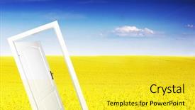  Presentation with new world order - Audience pleasing presentation theme consisting of new world ready to use backdrop and a  colored foreground