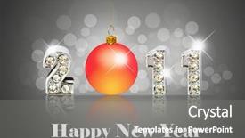  Presentation with chinese new year 2019 - PPT theme enhanced with new year 2011 background background and a gray colored foreground