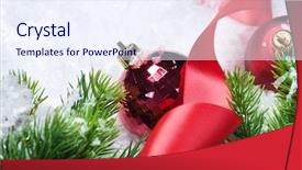  Presentation with christmas border design - Theme having new year 2011 celebration - christmas border design background and a  colored foreground