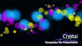  Presentation with holiday blue and silver - Slide deck consisting of backdrop circle borders - holiday background bokeh border background and a black colored foreground