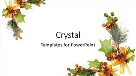  Presentation with frame border - Slide deck enhanced with holiday frame border with christmas background and a white colored foreground