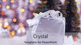  Presentation with silver christmas - Amazing theme having  backdrop and a  colored foreground