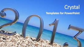  Presentation with 2019 chinese new year - Presentation design consisting of new year 2013 background and a teal colored foreground