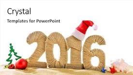  Presentation with 2019 chinese new year - Slide deck featuring new year 2016 sign background and a white colored foreground