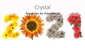  Presentation with new season - Theme featuring new-year-2021-date-arranged background and a white colored foreground