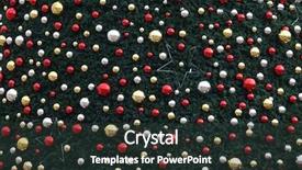  Presentation with christian - Slide deck with new year and christmas background and a tawny brown colored foreground