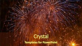  Presentation with fireworks on chinese new year - Amazing theme having new year and copy space backdrop and a  colored foreground