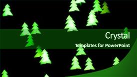  Presentation with lights - Colorful slides enhanced with new year bash - abstract background of holiday lights backdrop and a forest green colored foreground