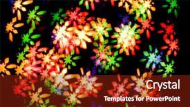  Presentation with lights - Audience pleasing theme consisting of new year bash - abstract background of holiday lights backdrop and a  colored foreground
