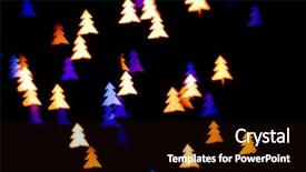  Presentation with holiday - Slides with new year bash - abstract background of holiday lights background and a black colored foreground