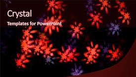  Presentation with lights - Slides enhanced with new year bash - abstract background of holiday lights background and a  colored foreground