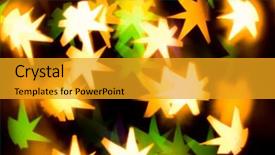  Presentation with star award holiday - Beautiful presentation featuring new year bash - abstract background of holiday star backdrop and a  colored foreground