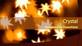  Presentation with star - Cool new presentation with new year bash - abstract background of holiday star backdrop and a  colored foreground