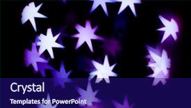  Presentation with star - Presentation theme enhanced with new year bash - abstract background of holiday star background and a  colored foreground