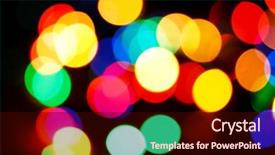  Presentation with ceremony abstract - PPT theme having new year bash - abstract background background and a  colored foreground