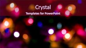  Presentation with colorful abstract movable - Colorful PPT theme enhanced with new year bash - abstract christmas colorful background backdrop and a  colored foreground