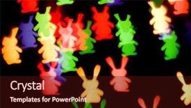  Presentation with christmas kids clipart - PPT theme consisting of new year bash - christmas light background background and a  colored foreground