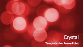  Presentation with glowing light bulbs light bulbs - Colorful PPT theme enhanced with new year bash - glowing christmas light as background backdrop and a crimson colored foreground