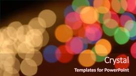 Presentation with light golden lights - Amazing PPT layouts having new year bash - holiday lights backdrop and a  colored foreground