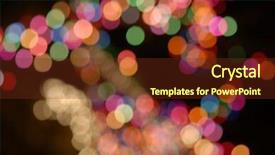  Presentation with holiday - Presentation design featuring new year bash - holiday lights background and a  colored foreground