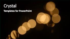  Presentation with light golden lights - Presentation having new year bash - holiday lights background and a  colored foreground