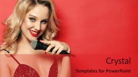  Presentation with birthday celebration - Slide deck featuring new year birthday anniversary celebration background and a red colored foreground