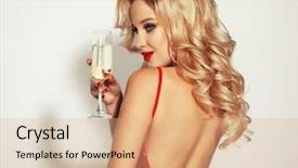  Presentation with lunar new year of the pig - PPT layouts having new year birthday holiday concept background and a coral colored foreground