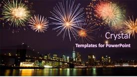  Presentation with new year - Presentation consisting of 2022 - new year fireworks over new background and a wine colored foreground