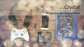  Presentation with geeks - Beautiful PPT layouts featuring new year graphic against close backdrop and a soft green colored foreground