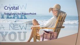  Presentation with new year - Colorful PPT layouts enhanced with new year new you backdrop and a sky blue colored foreground