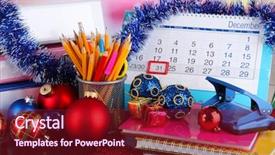  Presentation with new office - PPT layouts enhanced with glass bottle and orange rose background and a coral colored foreground