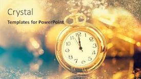  Presentation with new-year - Slides having new-year-s-at-midnight and a blonde colored foreground