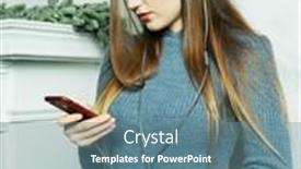  Presentation with christmas music - Beautiful presentation theme featuring new-year-s-mood-young backdrop and a seafoam green colored foreground