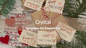  Presentation with new year - Cool new slide set with new year s resolution backdrop and a coral colored foreground