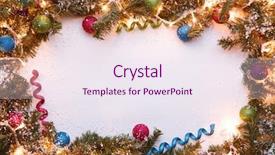  Presentation with christmas empty blank letter - PPT layouts featuring new year template - blank background for christmas greetings background and a sky blue colored foreground