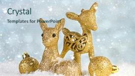  Presentation with new baby - Presentation theme consisting of new year's background background and a sky blue colored foreground