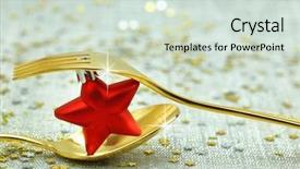  Presentation with new years eve - Audience pleasing PPT layouts consisting of new years eve menu - christmas golden cutlery backdrop and a soft green colored foreground