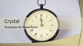  Presentation with new year - Theme having sinaliza o - new year's at midnight background and a  colored foreground