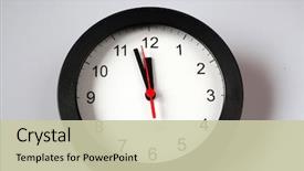  Presentation with new year - Cool new theme with sinaliza o - new year's at midnight backdrop and a  colored foreground