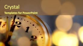  Presentation with new year - Colorful PPT theme enhanced with sinaliza o - new year's at midnight backdrop and a  colored foreground