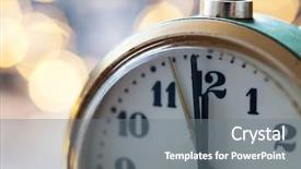  Presentation with new year - Colorful PPT theme enhanced with sinaliza o - new year's at midnight backdrop and a  colored foreground