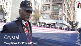  Presentation with veterans day - Presentation having new-york-11-nov-2016 background and a ocean colored foreground