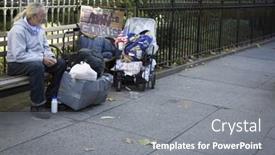  Presentation with veteran - Presentation having new-york-11-nov-2016 background and a gray colored foreground