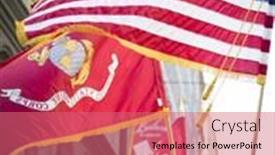  Presentation with marine corps - PPT theme with new-york-11-nov-2016 background and a coral colored foreground