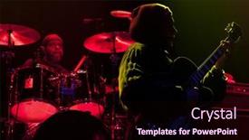  Presentation with brains - Presentation theme featuring new-york-apr-17-lead background and a wine colored foreground