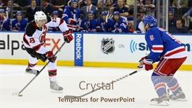  Presentation with rangers - PPT theme enhanced with new-york-apr-27-new background and a sky blue colored foreground